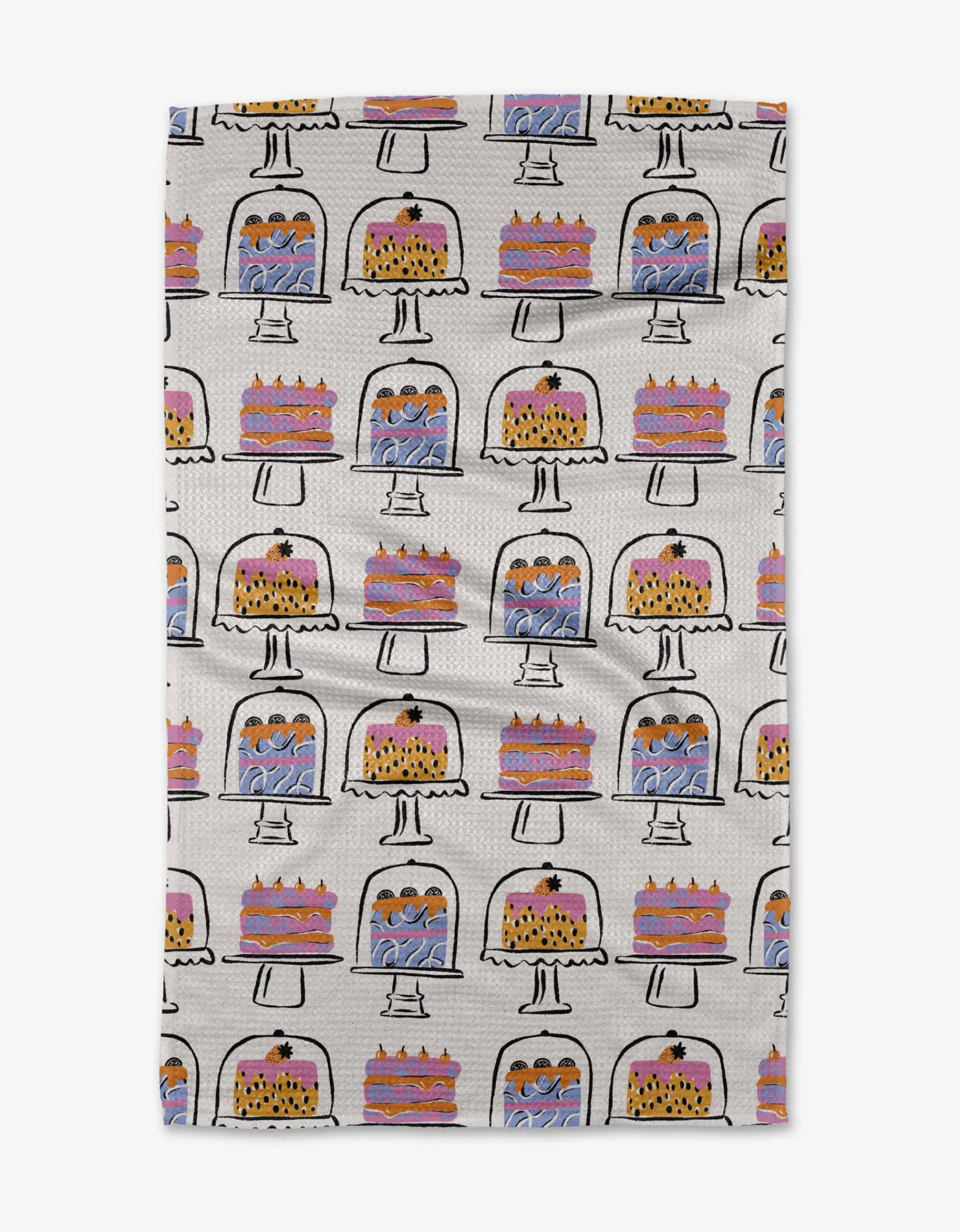 GEOMETRY Cakes In The Window Tea Towel