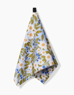 GEOMETRY Chamomile And Blue Bar Towel