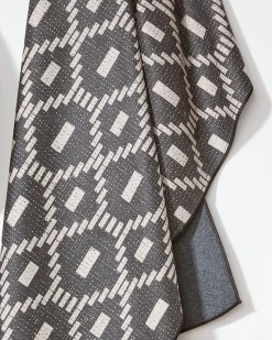 GEOMETRY Charcoal Kiln Beach Towel