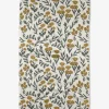 GEOMETRY Charolette Yellow Tea Towel