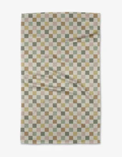 GEOMETRY Check Me Out Tea Towel