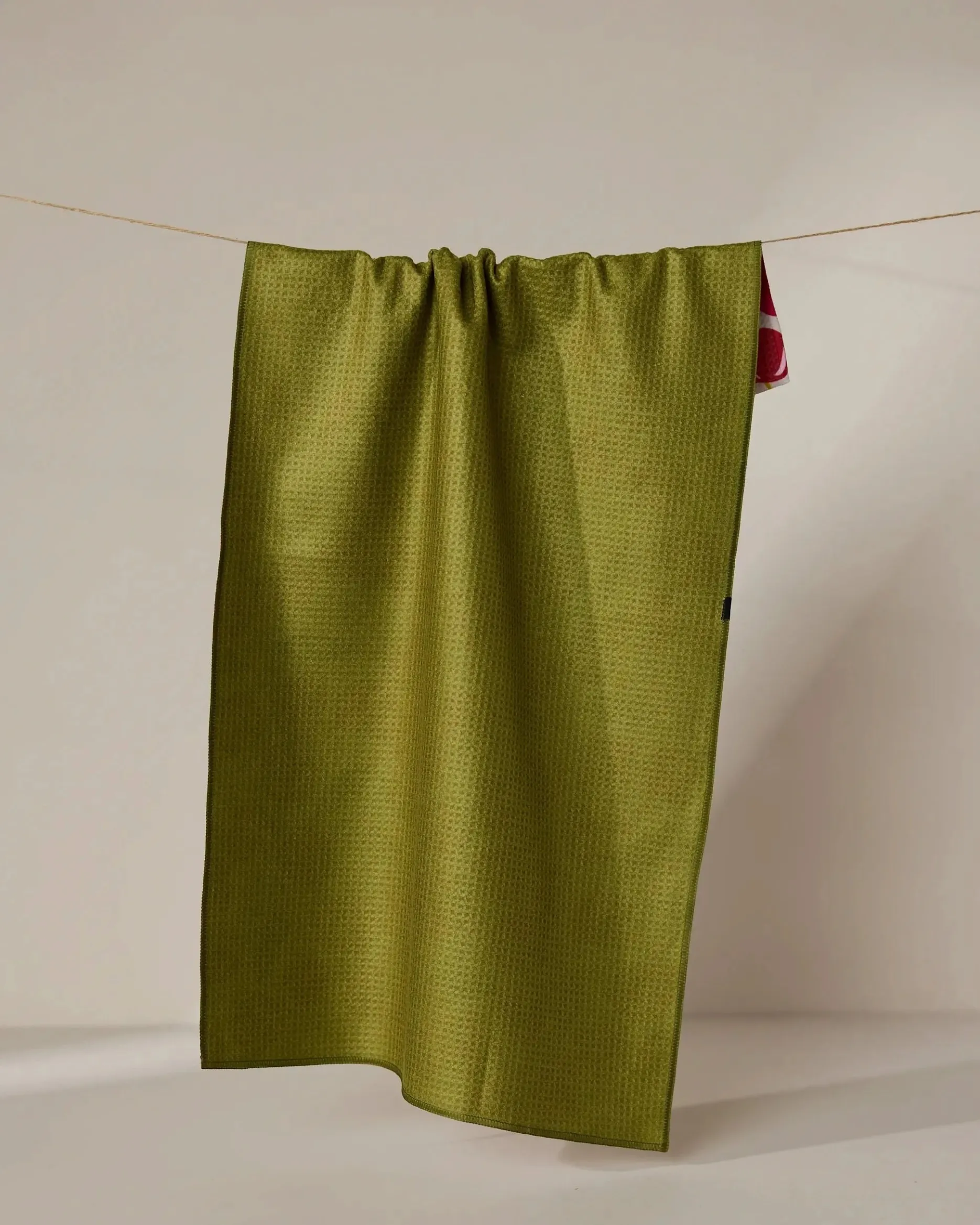 GEOMETRY Cherry Chic Double-Sided Tea Towel