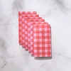GEOMETRY Cherry Gingham Not Paper Towel