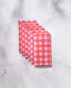 GEOMETRY Cherry Gingham Not Paper Towel