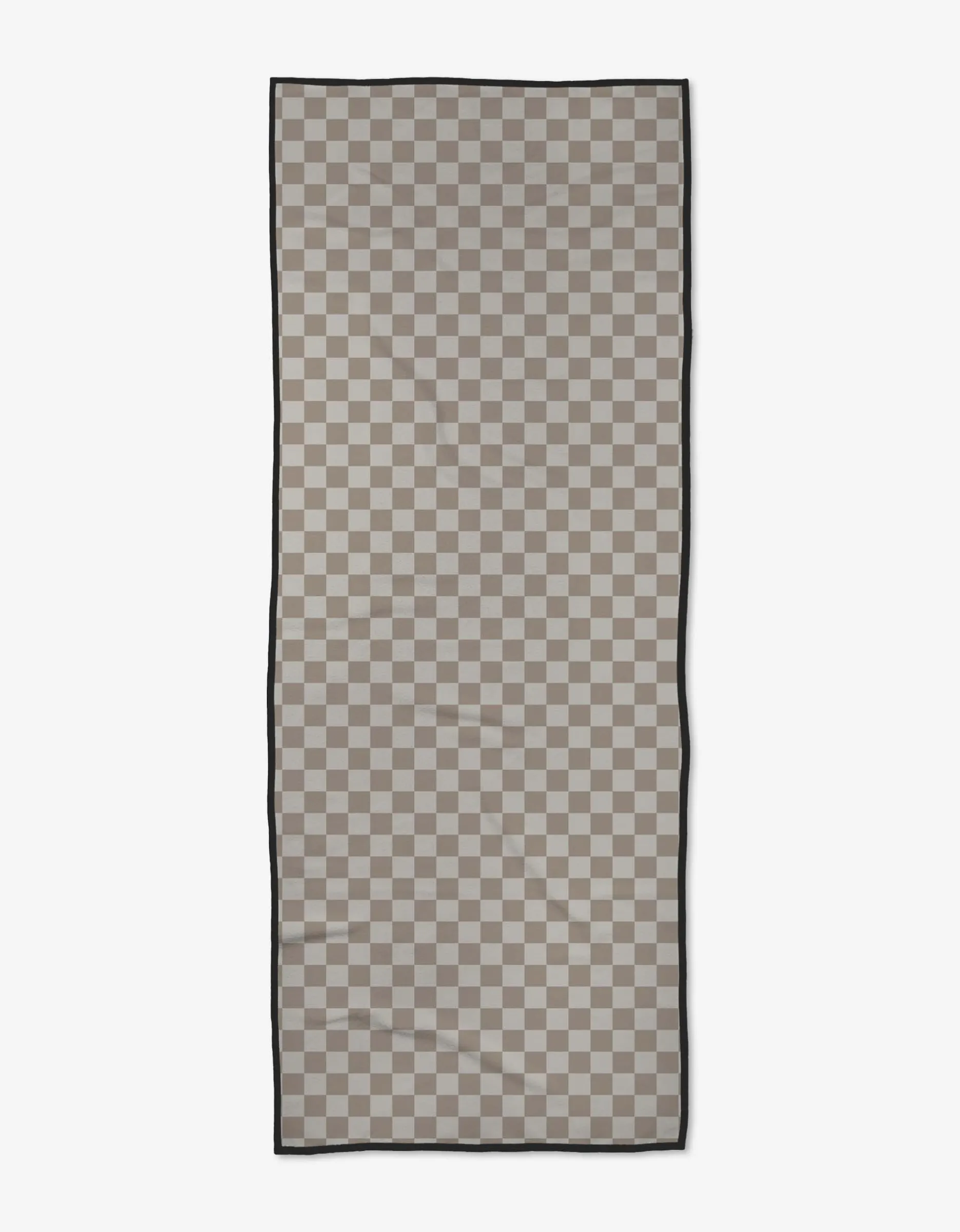 GEOMETRY Chic Checker Yoga Towel