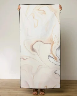 GEOMETRY Choco Beach Towel