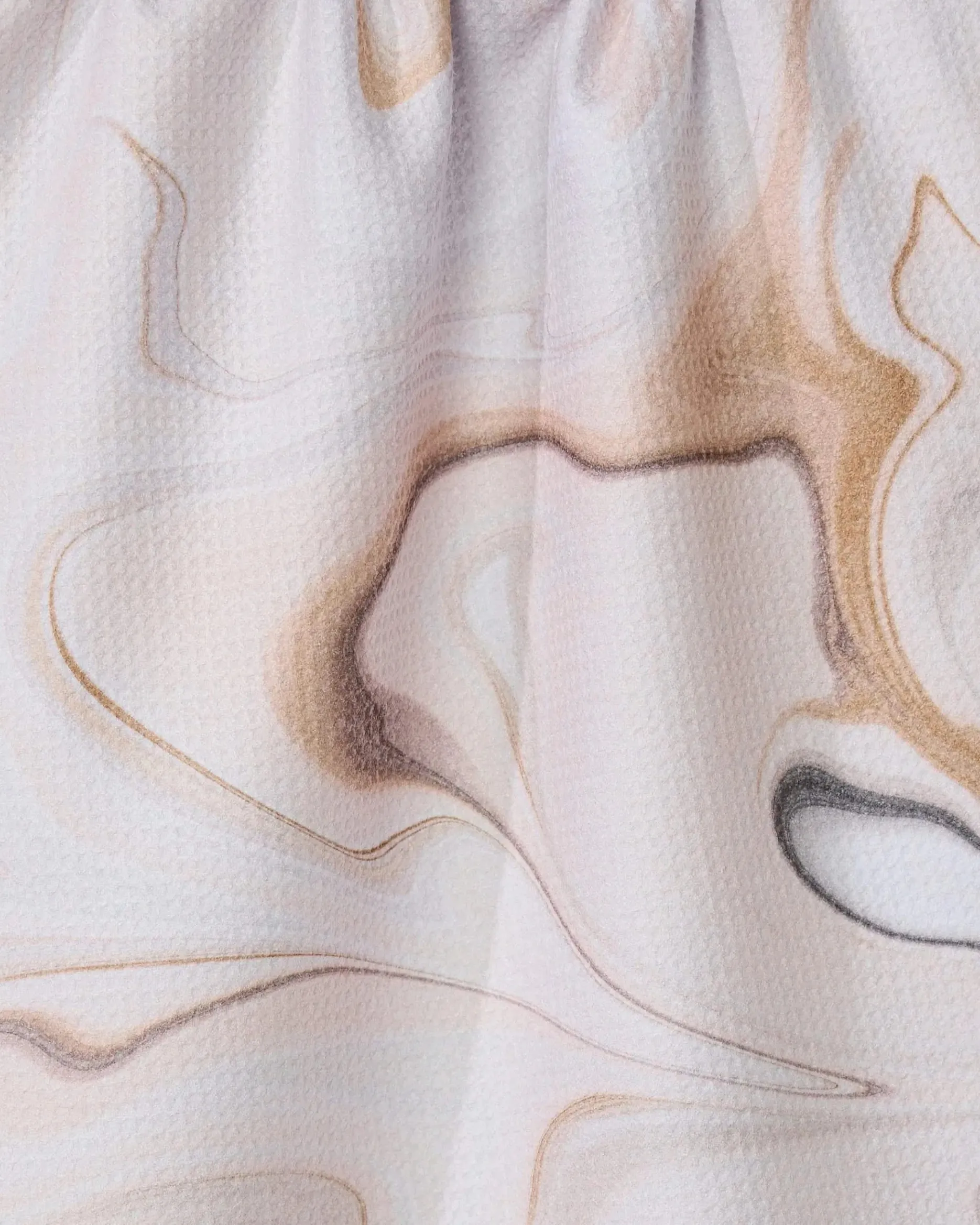 GEOMETRY Choco Tea Towel