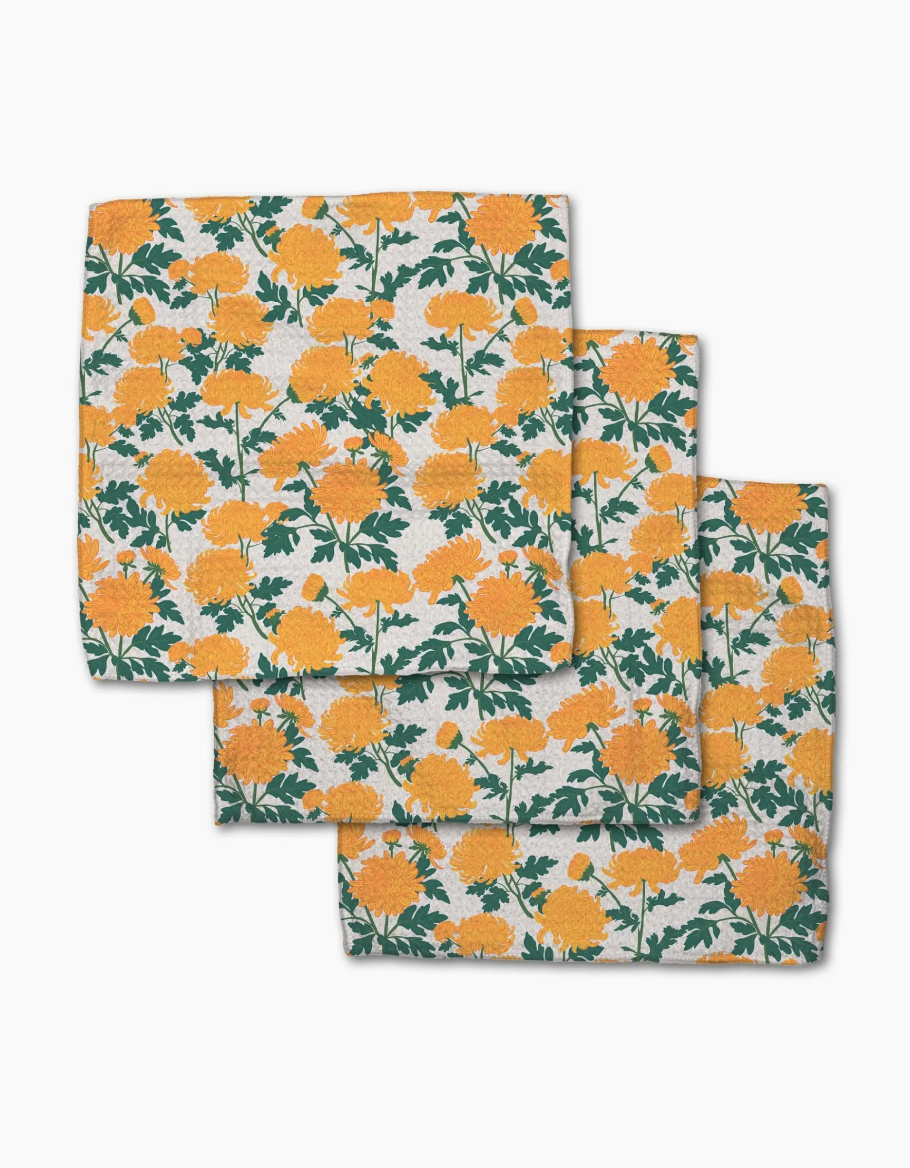 GEOMETRY Chrysanthemum Dishcloth Set