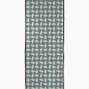GEOMETRY Circus Stand Teal Cream Yoga Towel