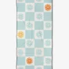 GEOMETRY Citrus Blue Beach Towel