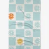 GEOMETRY Citrus Blue Tea Towel