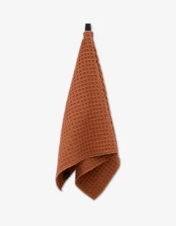 GEOMETRY Clay Waffle Hand Towel