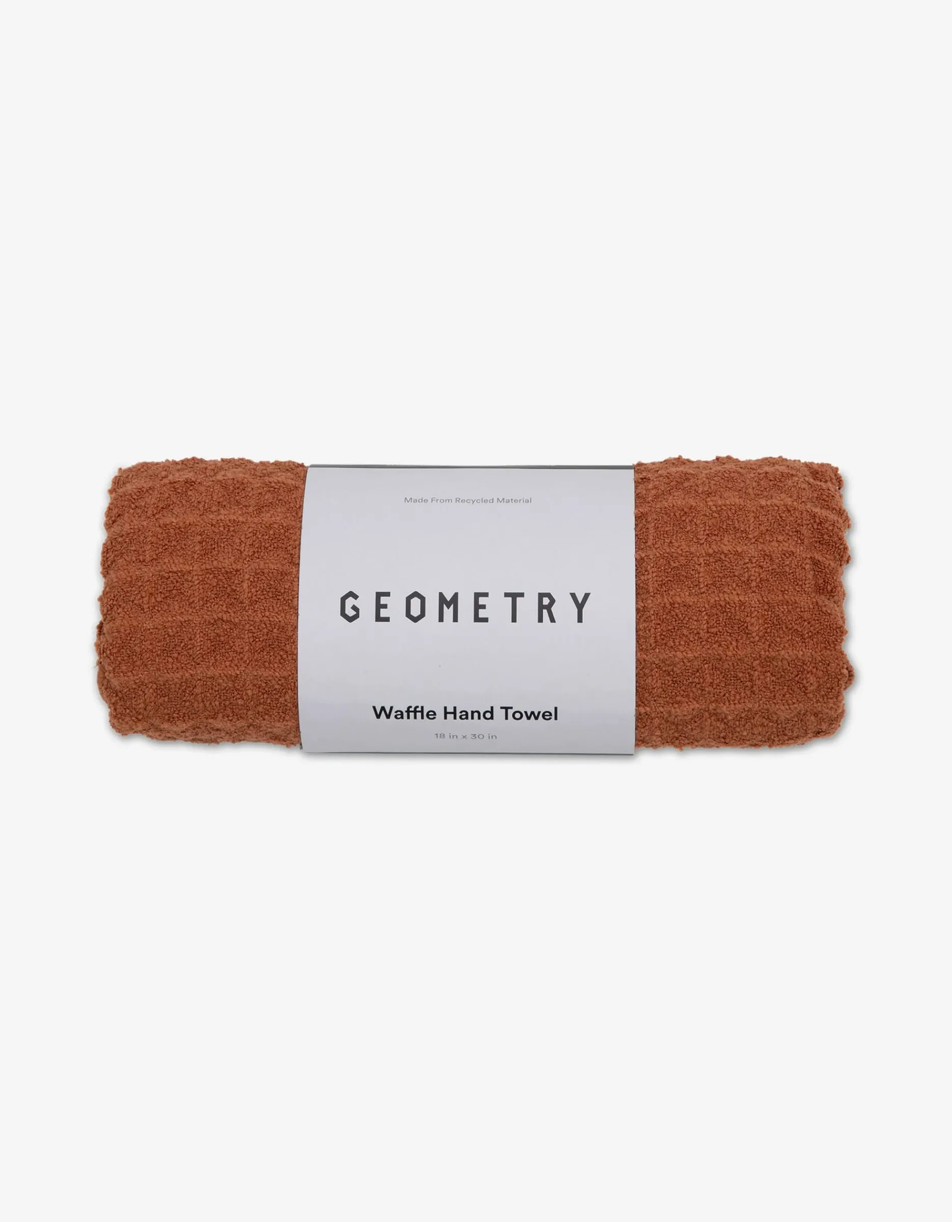GEOMETRY Clay Waffle Hand Towel