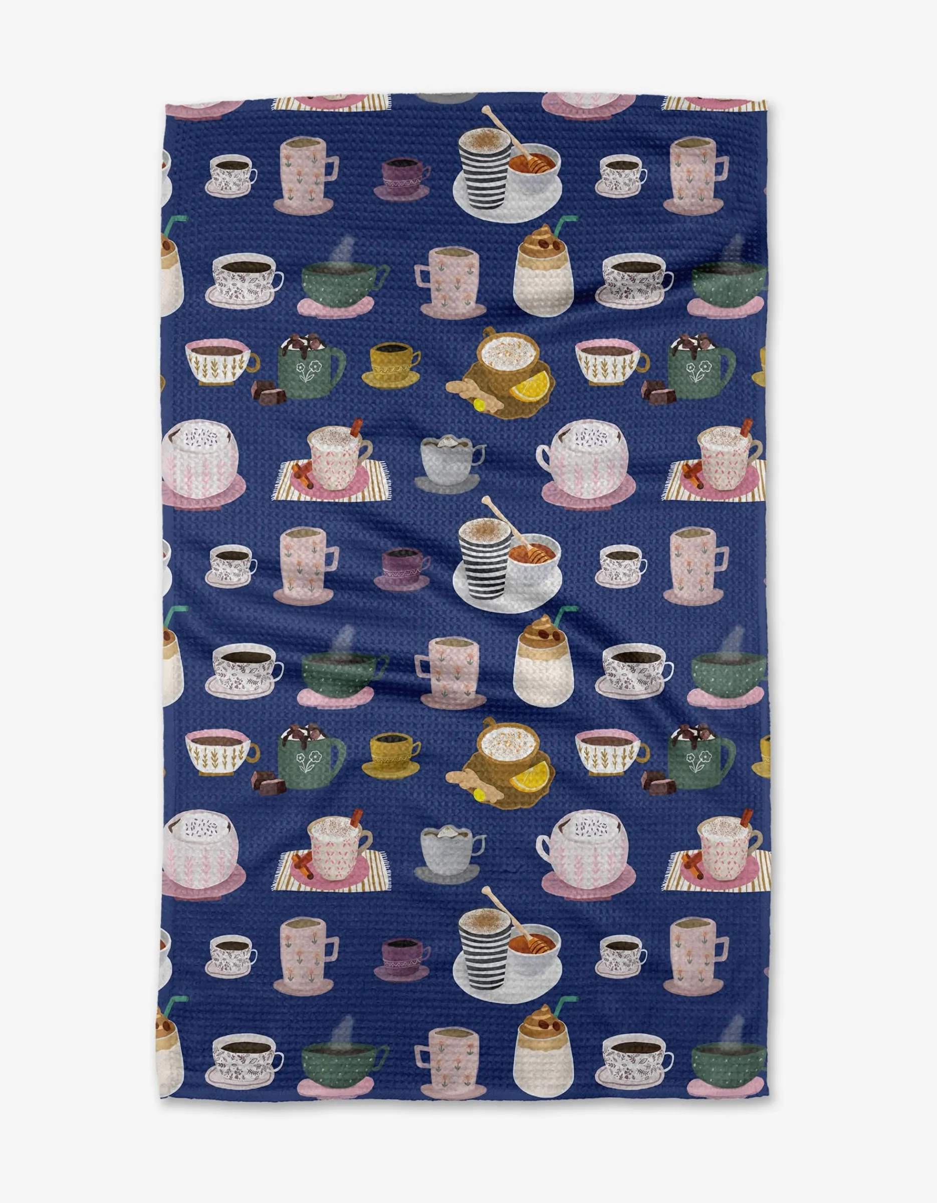 GEOMETRY Coffee Drinks Tea Towel