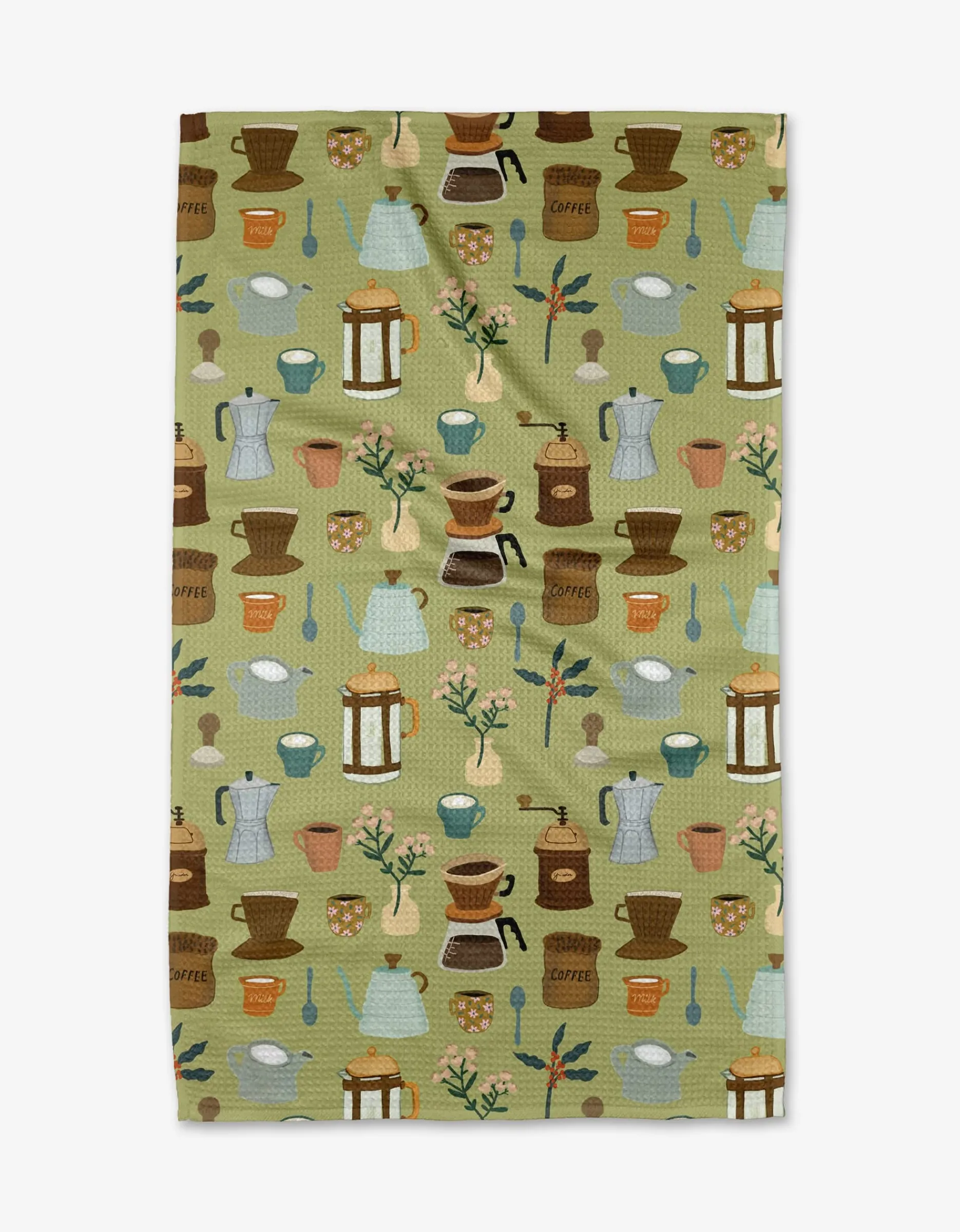 GEOMETRY Coffee Lover Tea Towel
