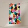 GEOMETRY Colorful Pebbles Bar Towel