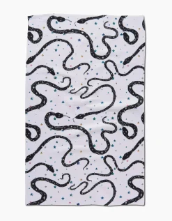 GEOMETRY Cosmic Snakes Tea Towel