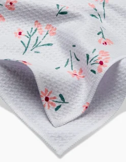 GEOMETRY Cottage Garden Tea Towel