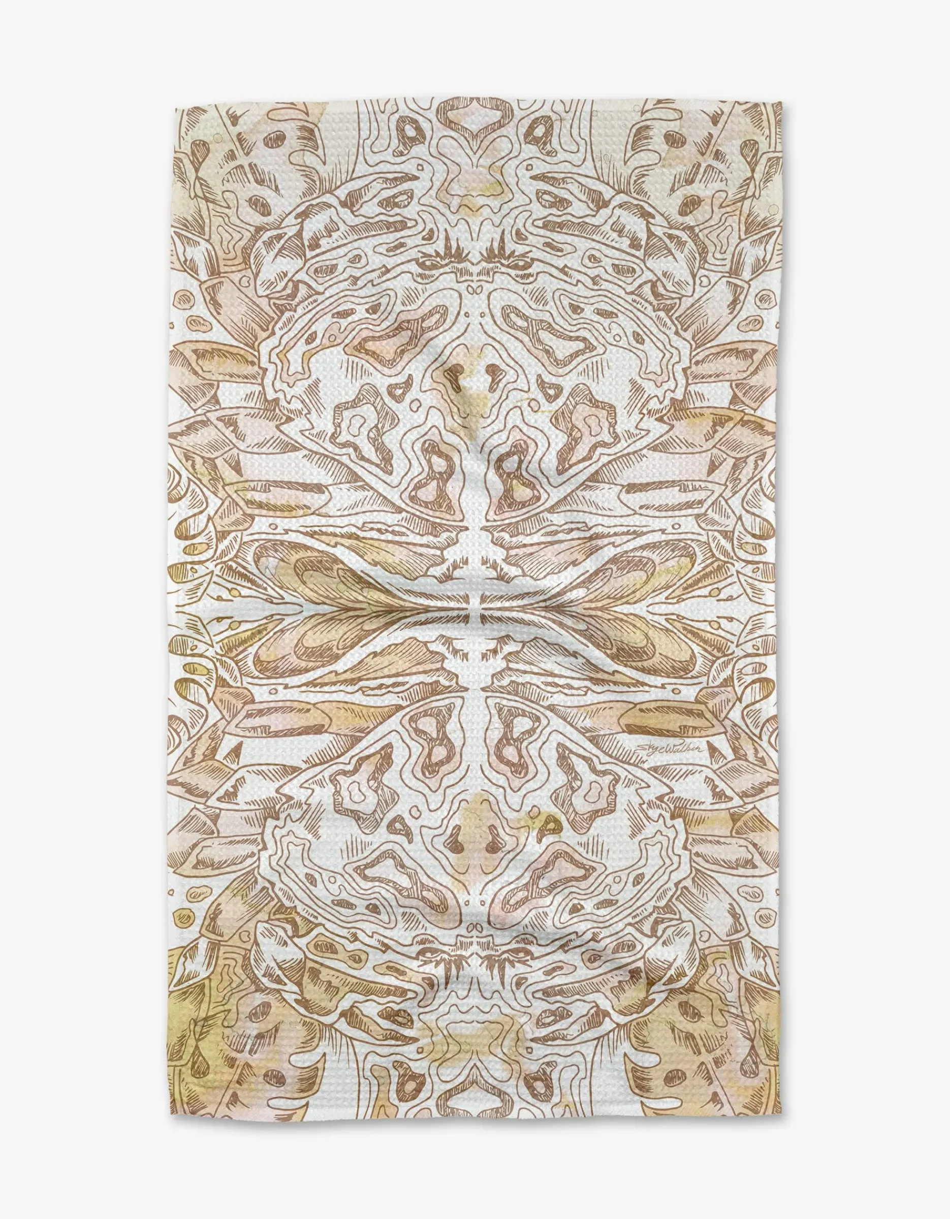 GEOMETRY Crab Tea Towel