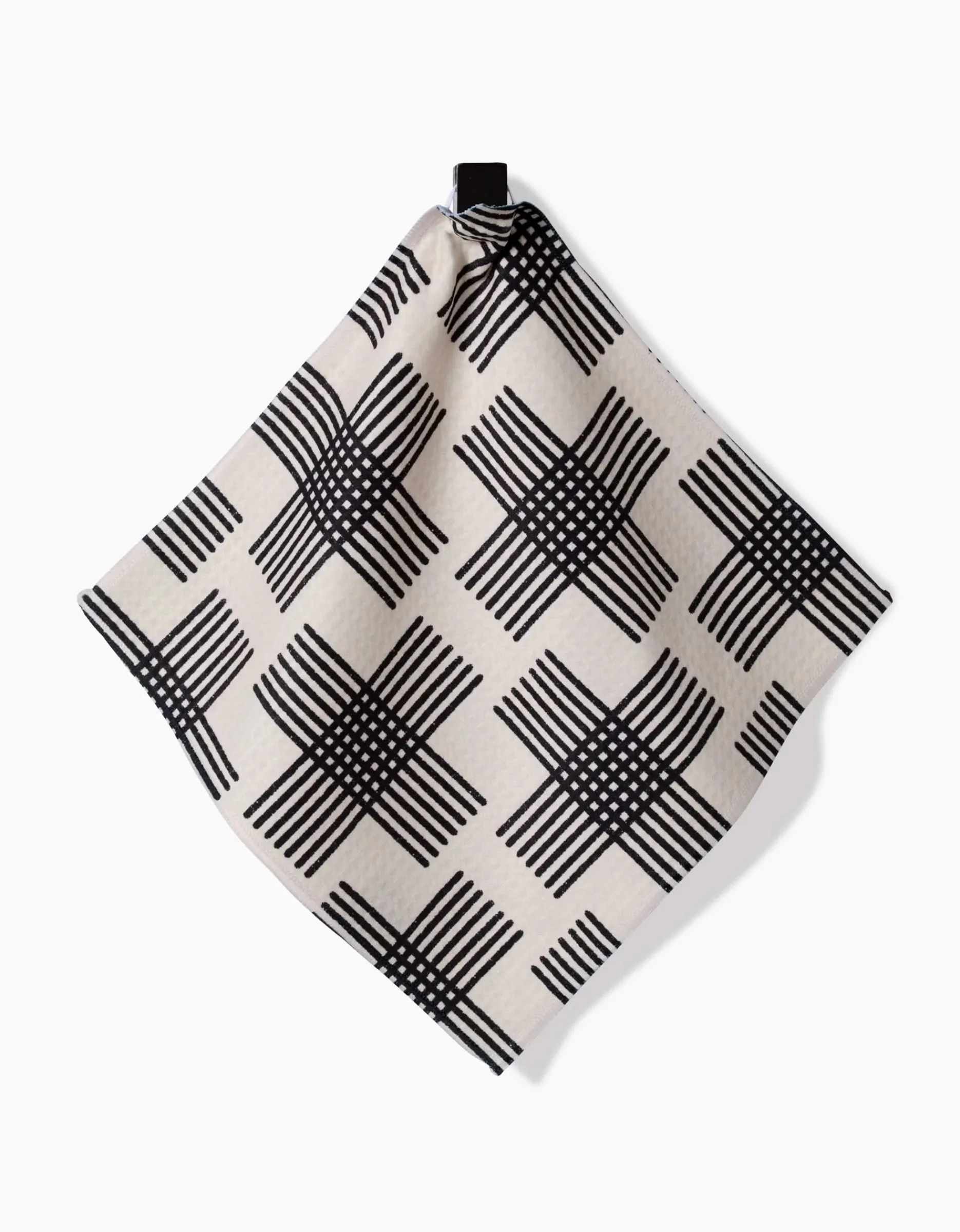 GEOMETRY Cross Hatch Luxe Washcloth Set