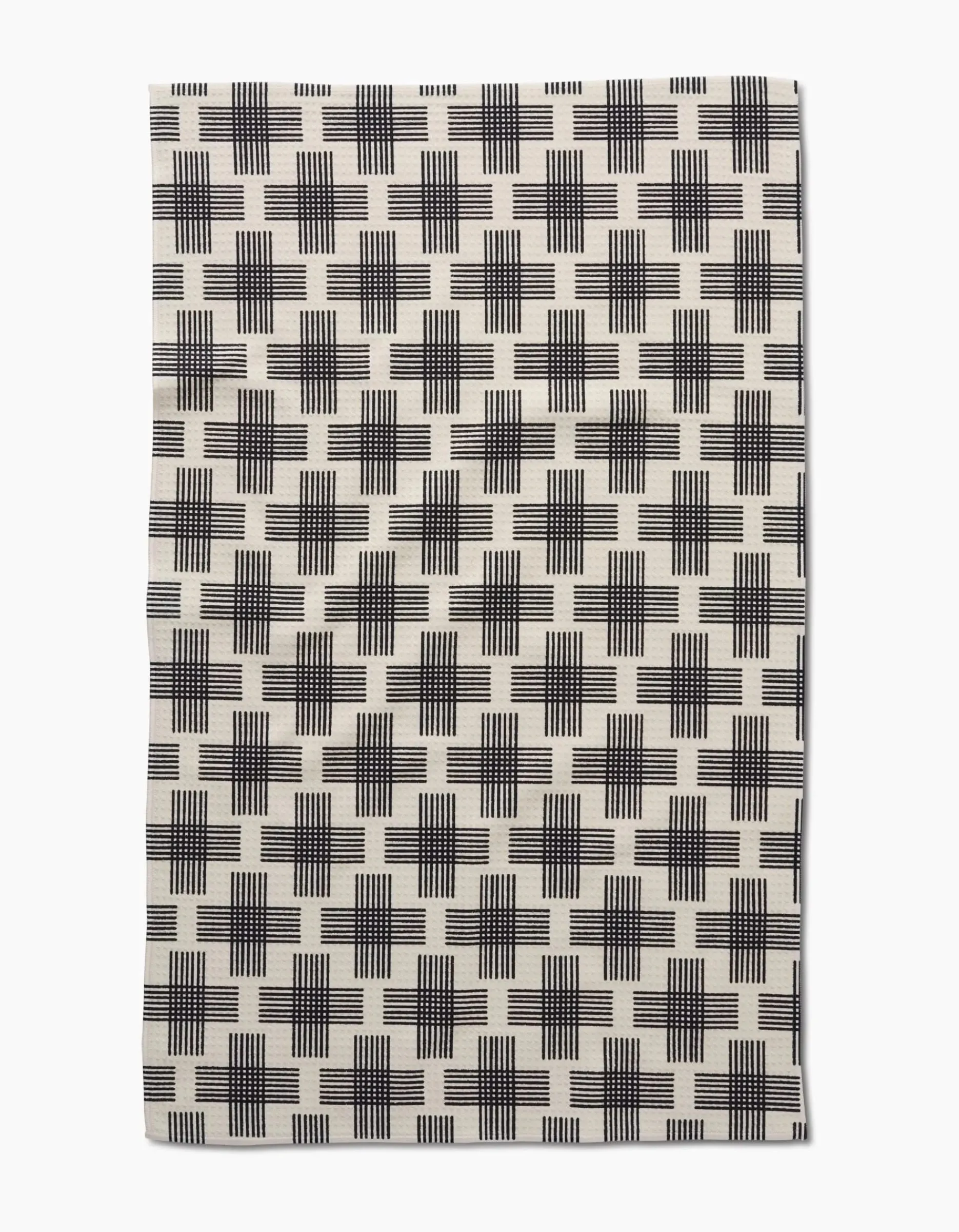 GEOMETRY Cross Hatch Tea Towel