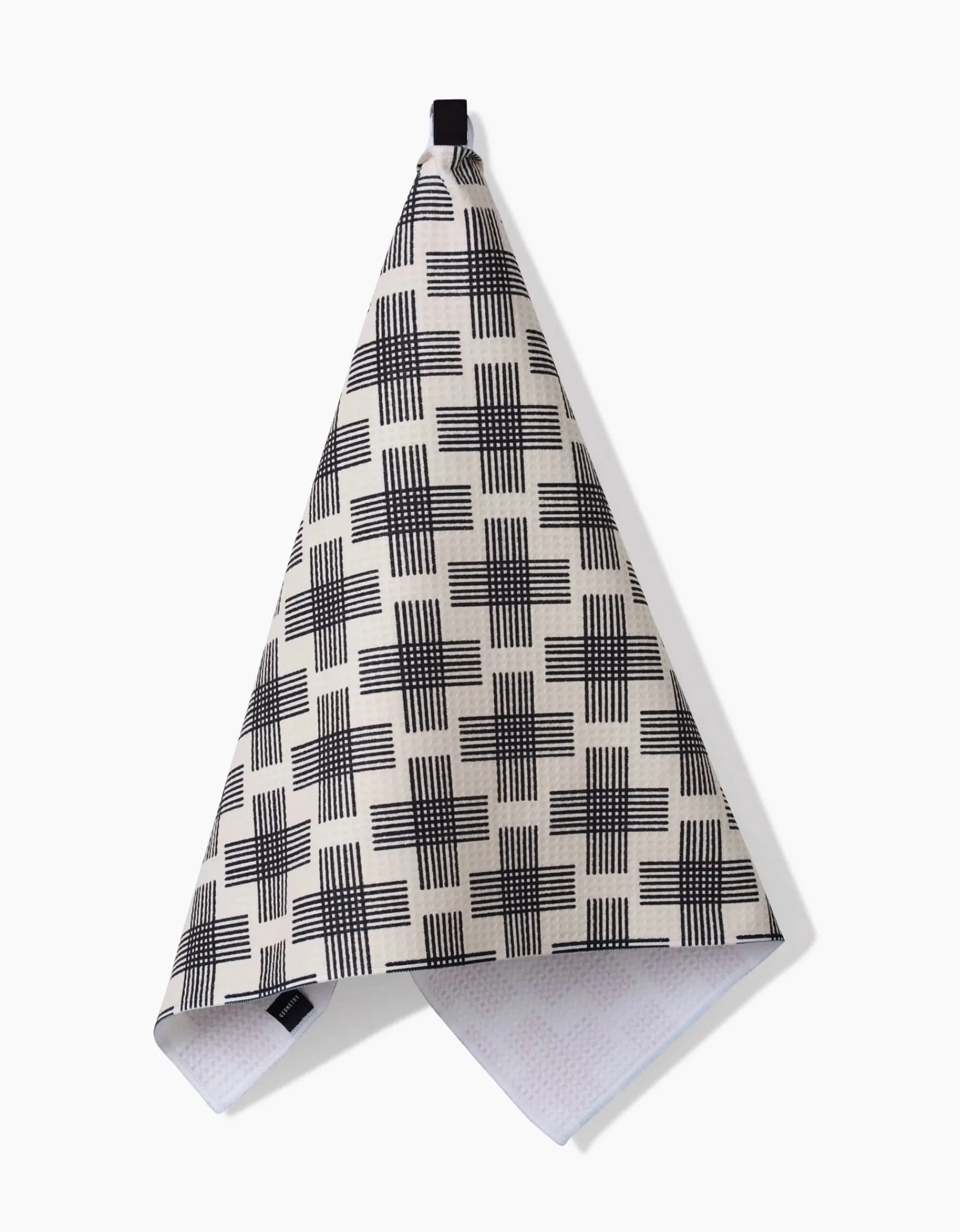 GEOMETRY Cross Hatch Tea Towel