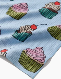 GEOMETRY Cupcake Love Tea Towel
