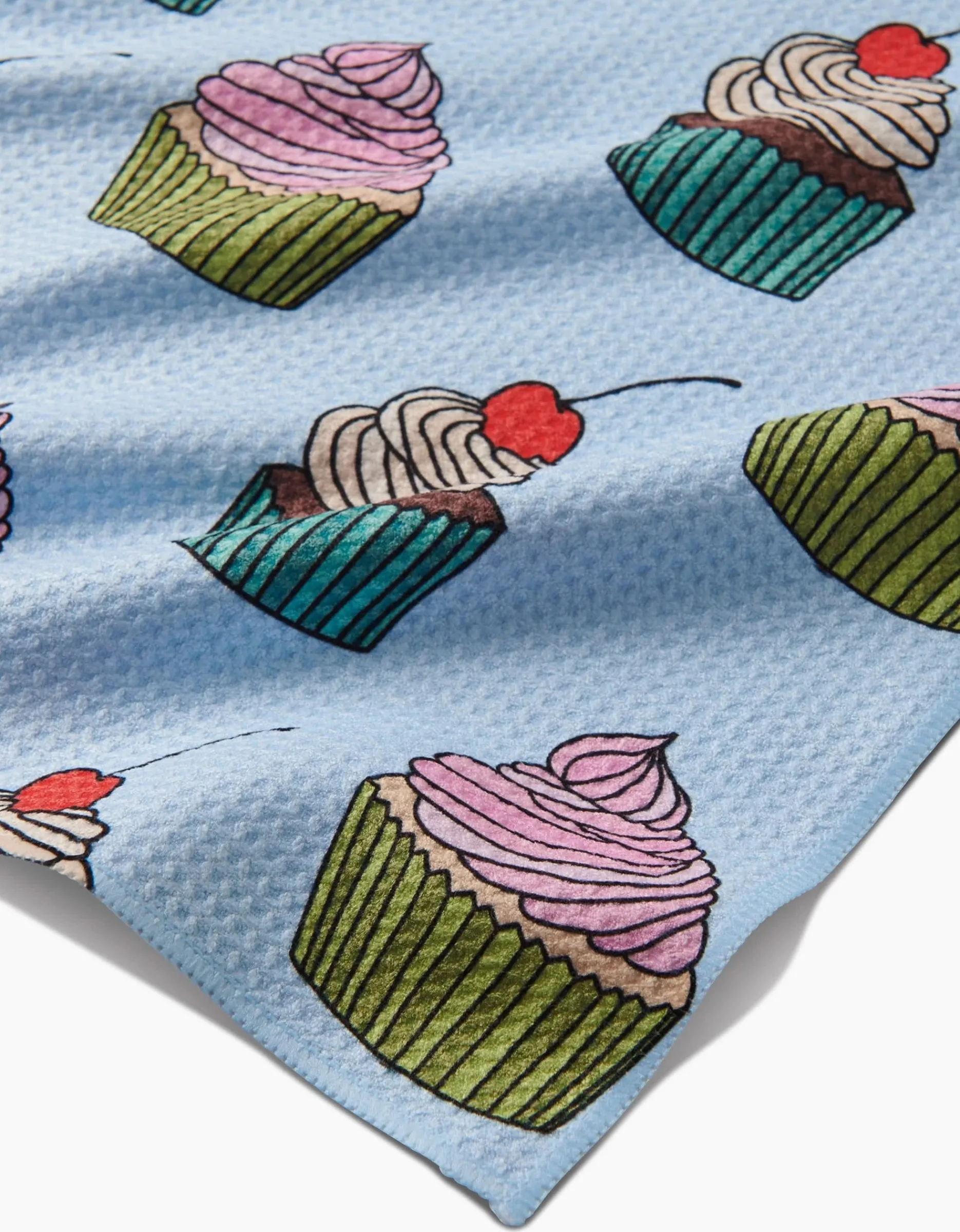 GEOMETRY Cupcake Love Tea Towel
