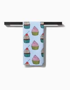 GEOMETRY Cupcake Love Tea Towel
