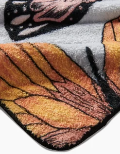 GEOMETRY Cute Butterflies Plush Towel