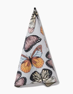 GEOMETRY Cute Butterflies Plush Towel