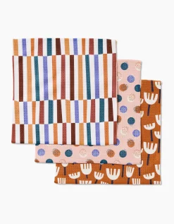 GEOMETRY Cutout Shapes Luxe Washcloth Set