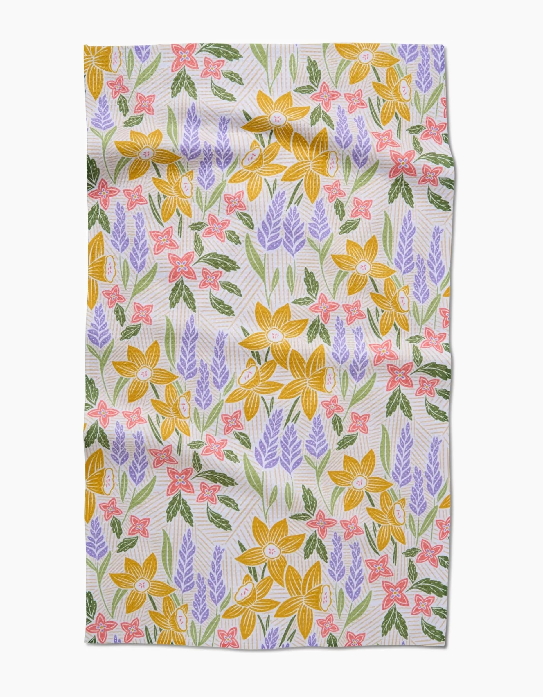 GEOMETRY Daffodil Dreams Tea Towel