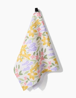 GEOMETRY Daffodil Dreams Tea Towel