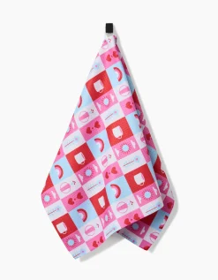 GEOMETRY Daily Icons Tea Towel