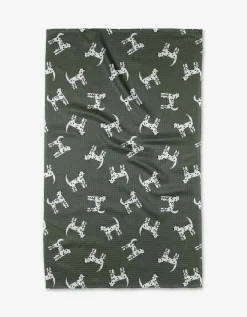 GEOMETRY Dalmation Dogs Tea Towel