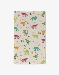 GEOMETRY Dancing Dinos Luxe Hand Towel