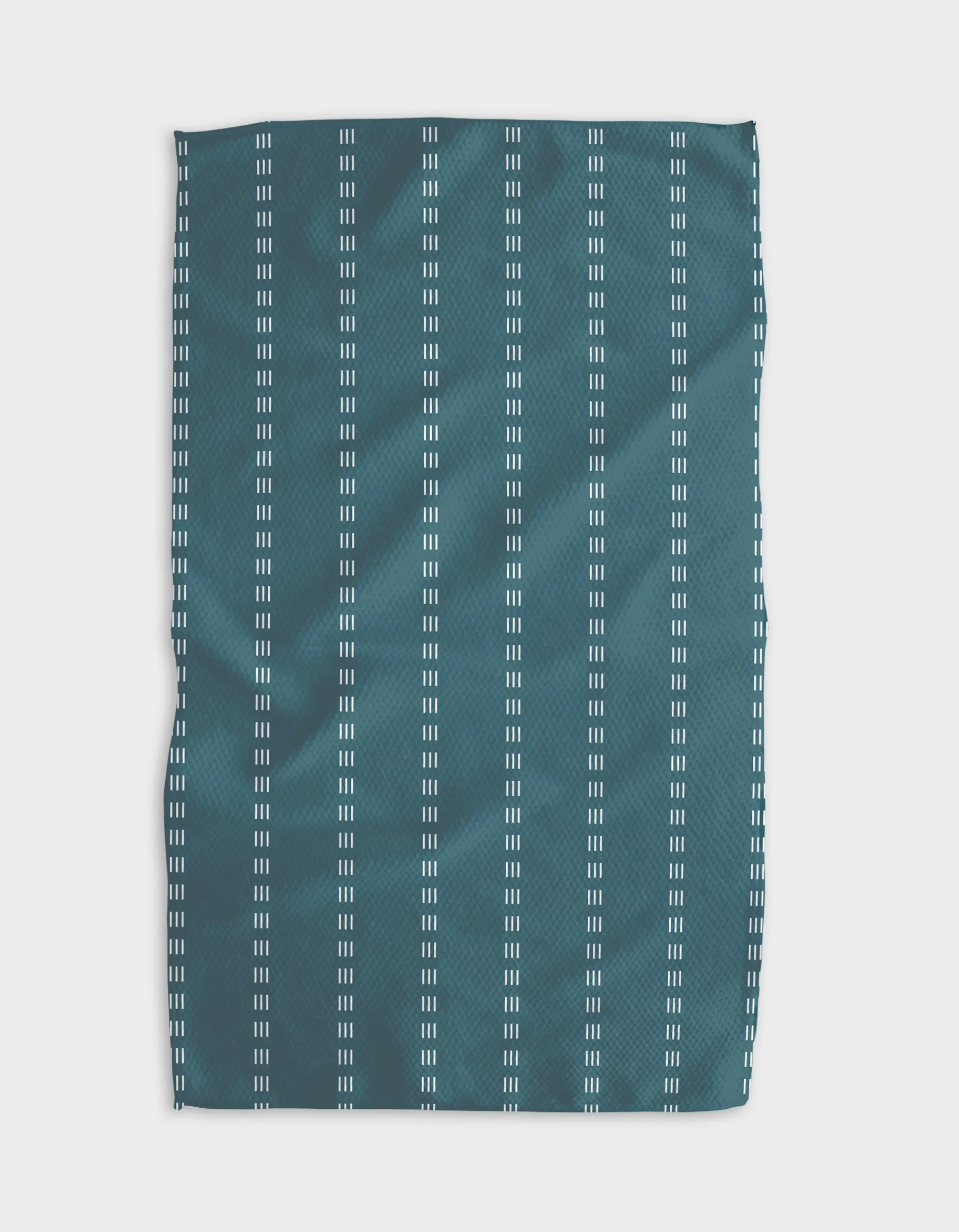 GEOMETRY Dashing - Emerald Tea Towel