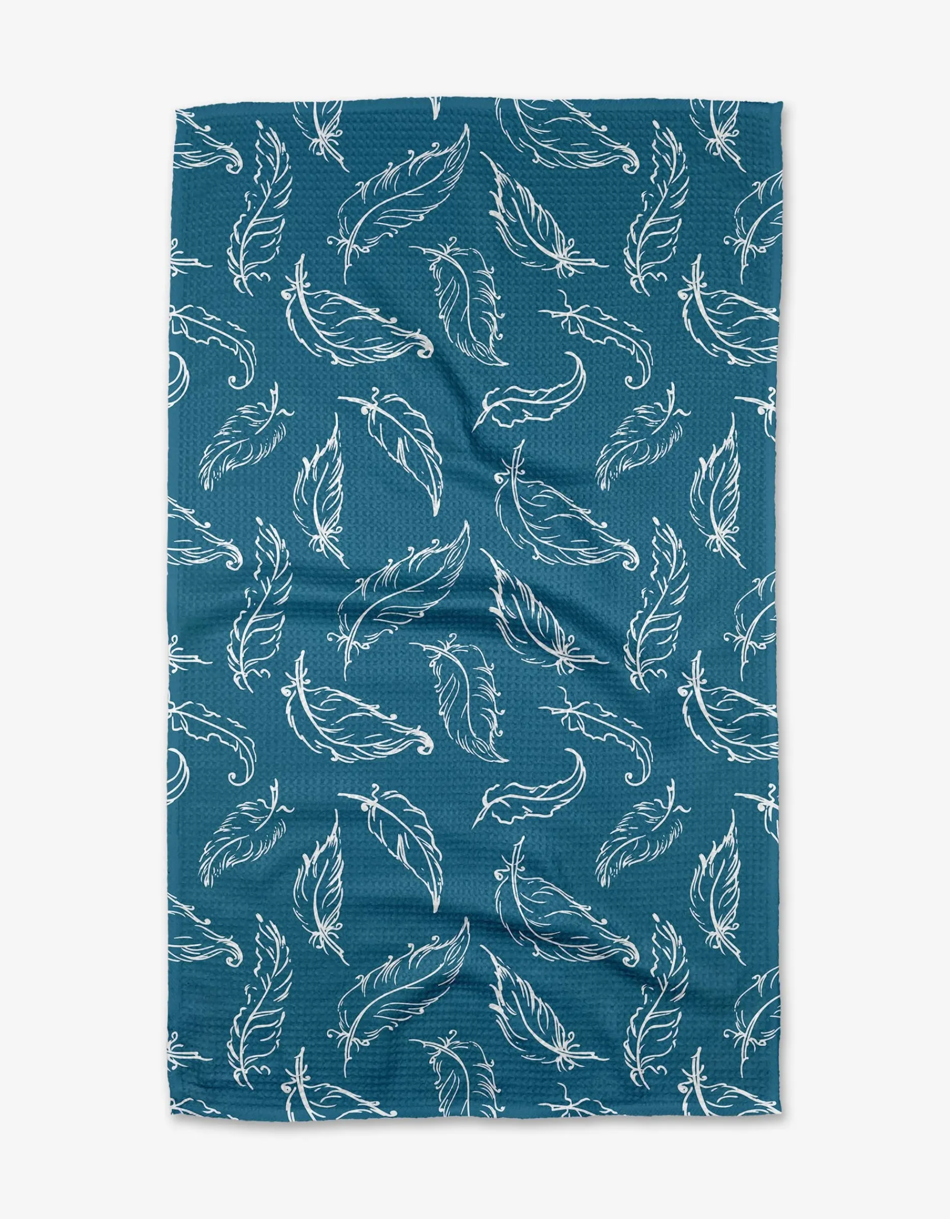 GEOMETRY Delicate Feathers Tea Towel