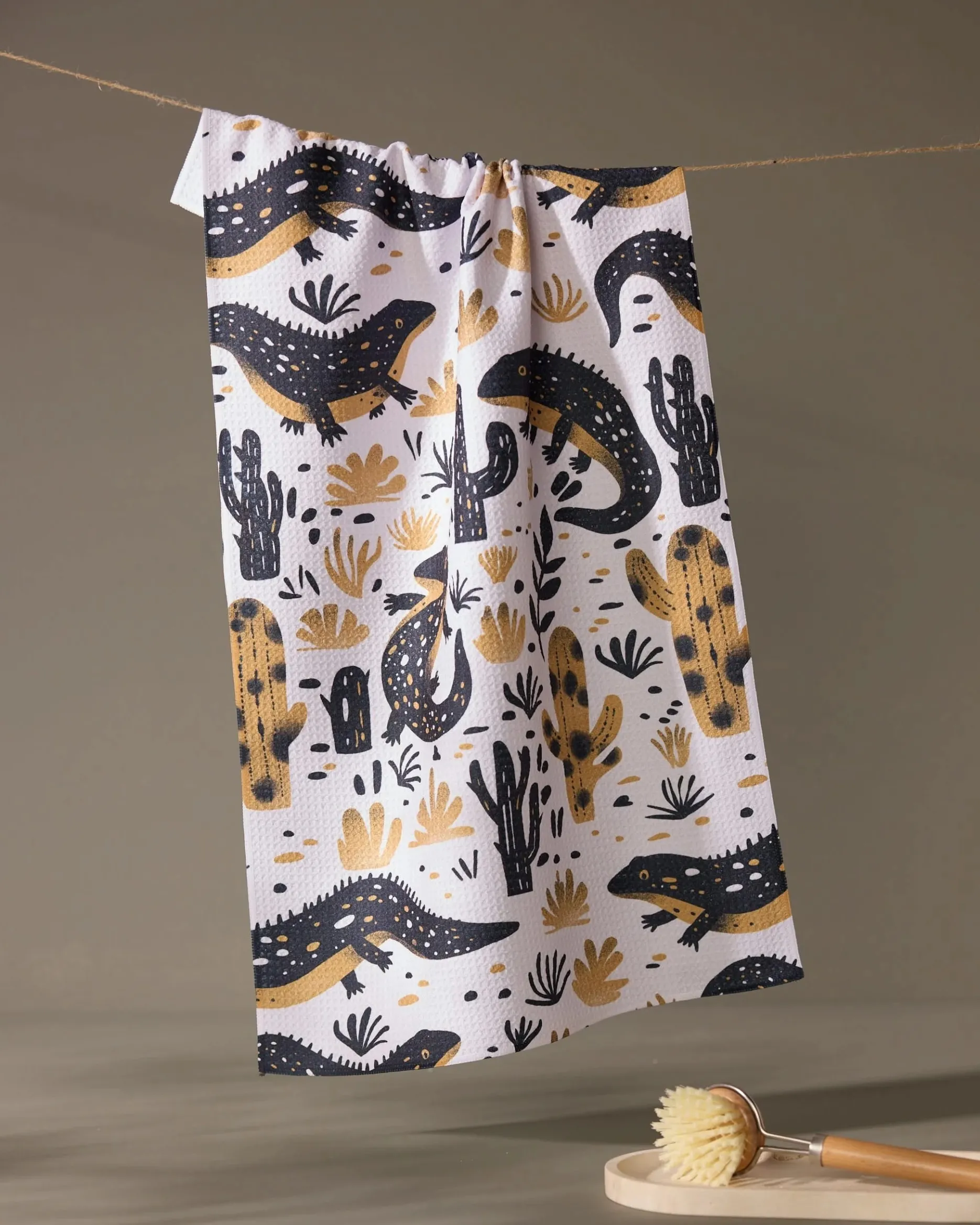 GEOMETRY Desert Dwellers Tea Towel