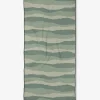 GEOMETRY Distant Landscape Beach Towel
