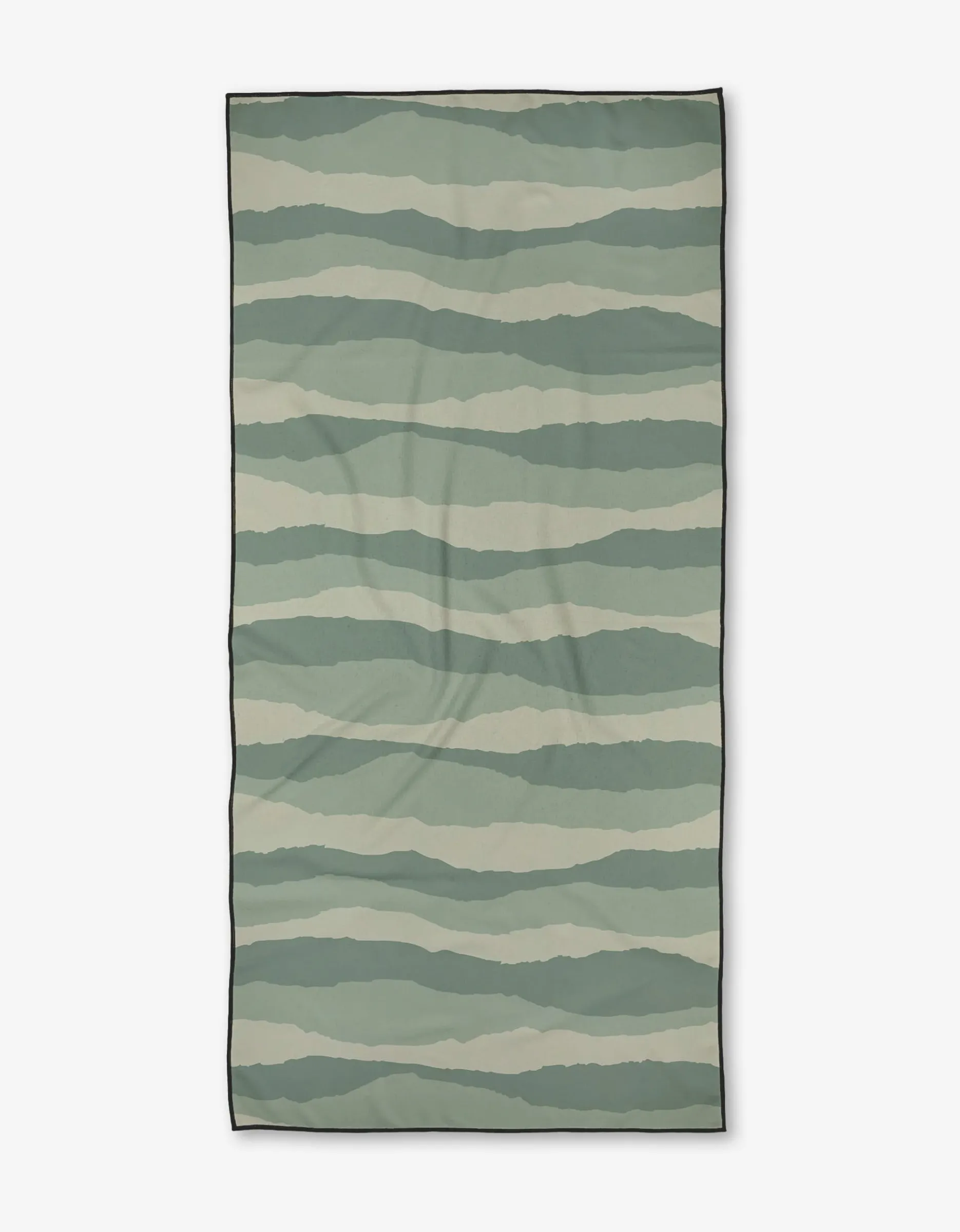 GEOMETRY Distant Landscape Beach Towel
