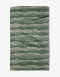 GEOMETRY Distant Landscape Tea Towel