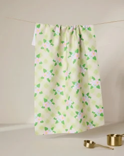 GEOMETRY Doting and Devoted Tea Towel