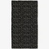 GEOMETRY Dotty Black Luxe Bath Towel