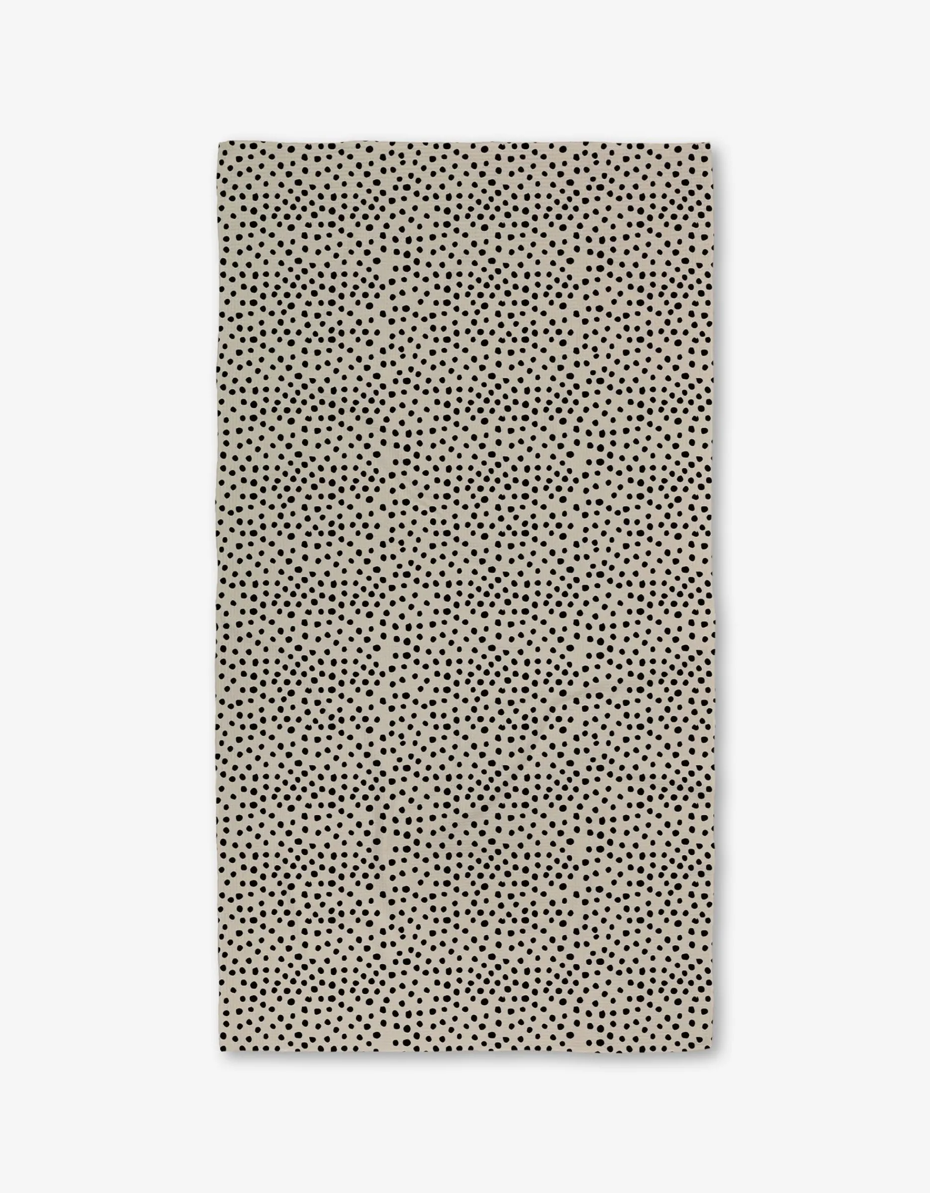 GEOMETRY Dotty Tan Luxe Bath Towel