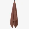 GEOMETRY Dusty Rose Waffle Bath Towel