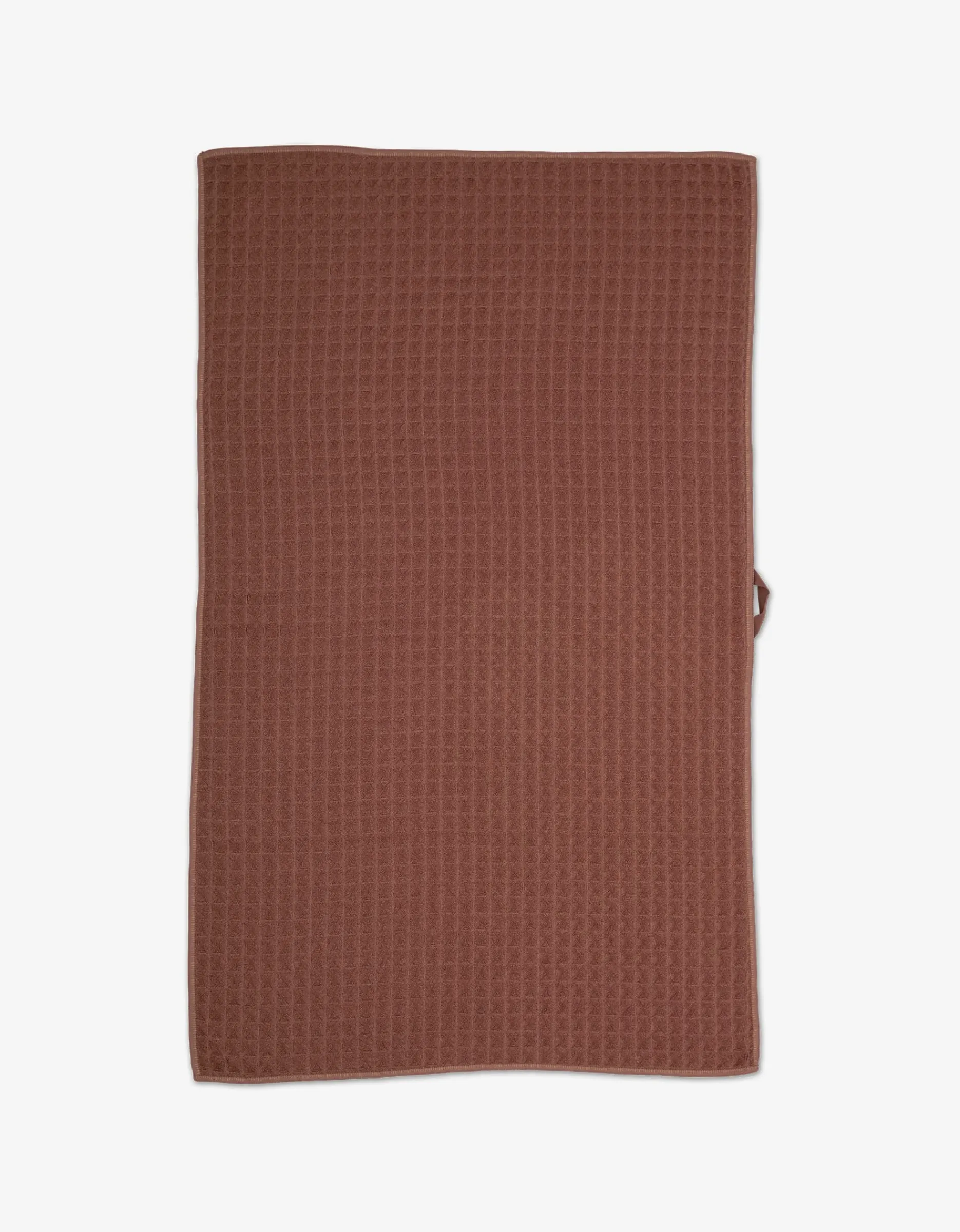 GEOMETRY Dusty Rose Waffle Bath Towel