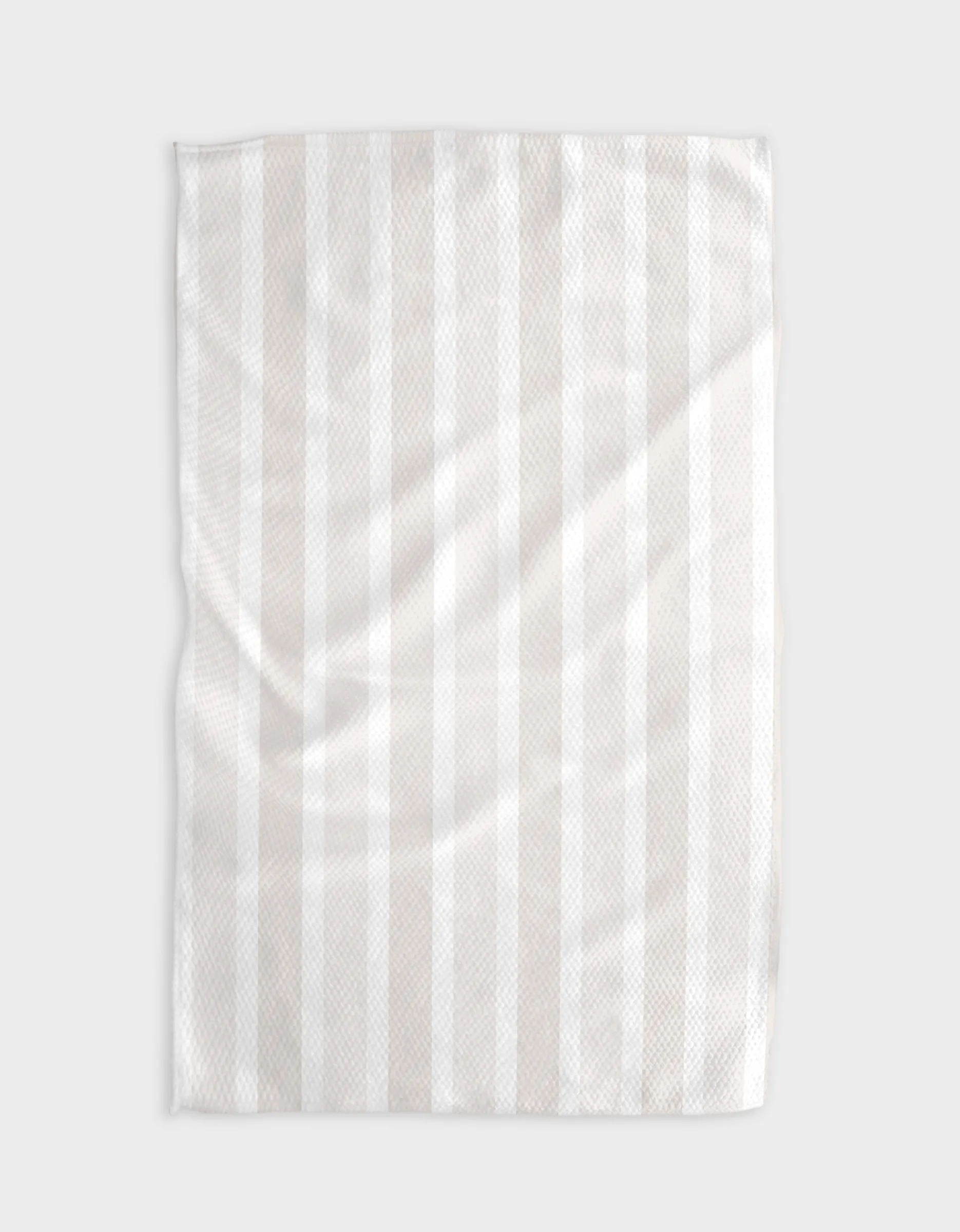 GEOMETRY Earn Your Stripes - Beige Tea Towel