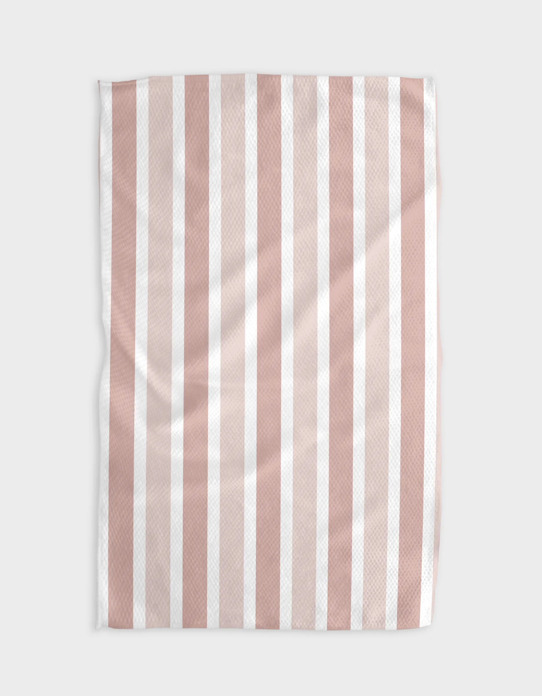 GEOMETRY Earn Your Stripes - Dusty Rose Tea Towel